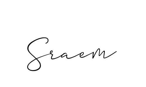 It looks lik you need a new signature style for name Sraem. Design unique handwritten (Allison_Script) signature with our free signature maker in just a few clicks. Sraem signature style 2 images and pictures png