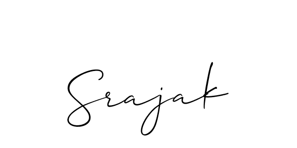 You should practise on your own different ways (Allison_Script) to write your name (Srajak) in signature. don't let someone else do it for you. Srajak signature style 2 images and pictures png