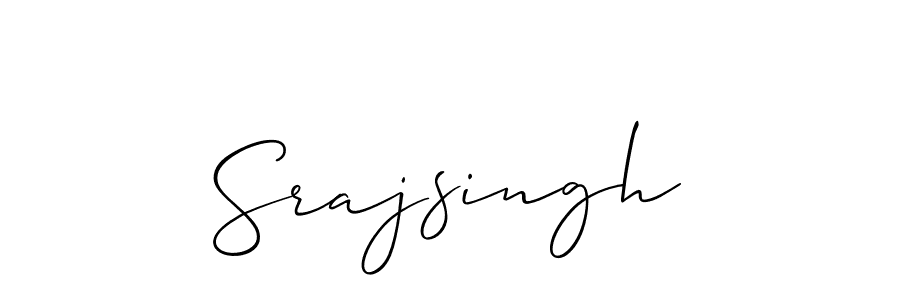 Design your own signature with our free online signature maker. With this signature software, you can create a handwritten (Allison_Script) signature for name Srajsingh. Srajsingh signature style 2 images and pictures png