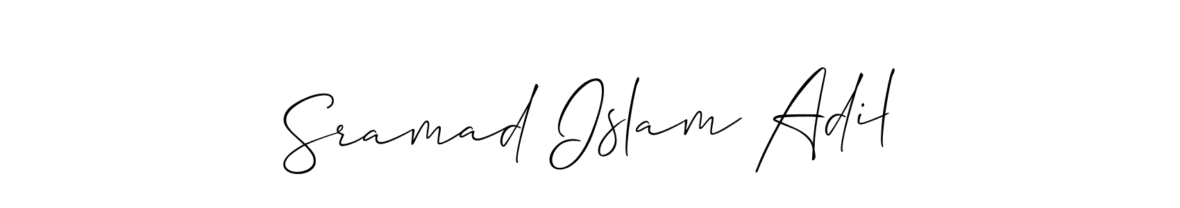 Best and Professional Signature Style for Sramad Islam Adil. Allison_Script Best Signature Style Collection. Sramad Islam Adil signature style 2 images and pictures png