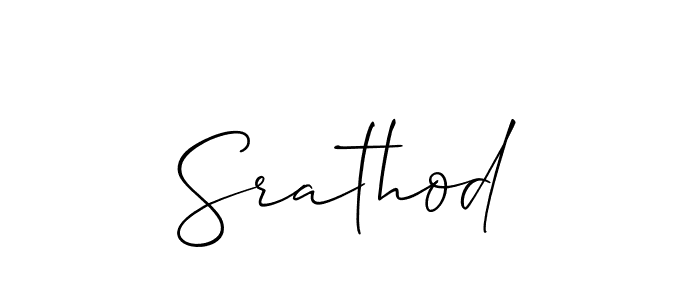 Srathod stylish signature style. Best Handwritten Sign (Allison_Script) for my name. Handwritten Signature Collection Ideas for my name Srathod. Srathod signature style 2 images and pictures png