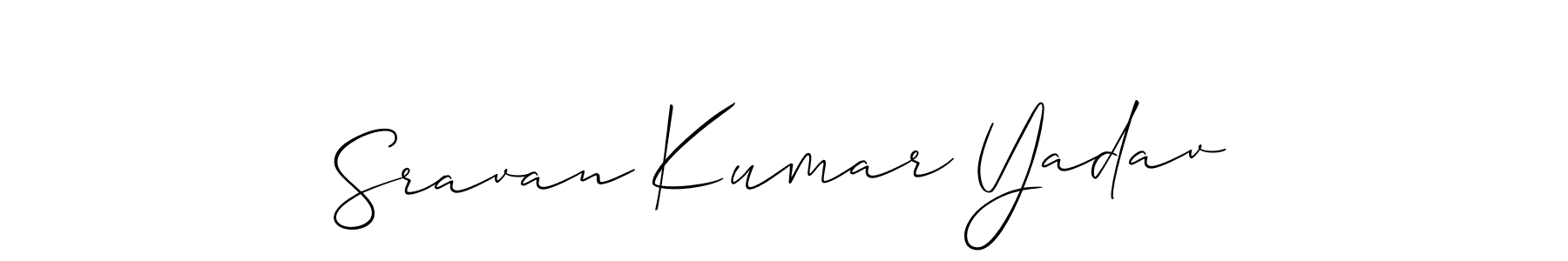 See photos of Sravan Kumar Yadav official signature by Spectra . Check more albums & portfolios. Read reviews & check more about Allison_Script font. Sravan Kumar Yadav signature style 2 images and pictures png