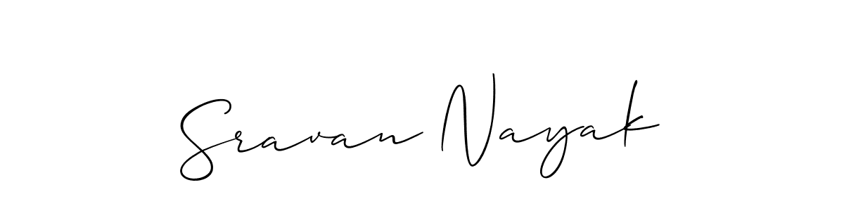 You should practise on your own different ways (Allison_Script) to write your name (Sravan Nayak) in signature. don't let someone else do it for you. Sravan Nayak signature style 2 images and pictures png