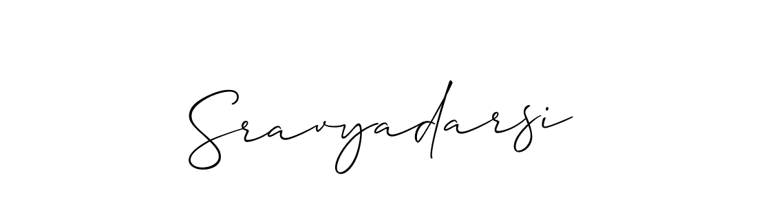 Create a beautiful signature design for name Sravyadarsi. With this signature (Allison_Script) fonts, you can make a handwritten signature for free. Sravyadarsi signature style 2 images and pictures png