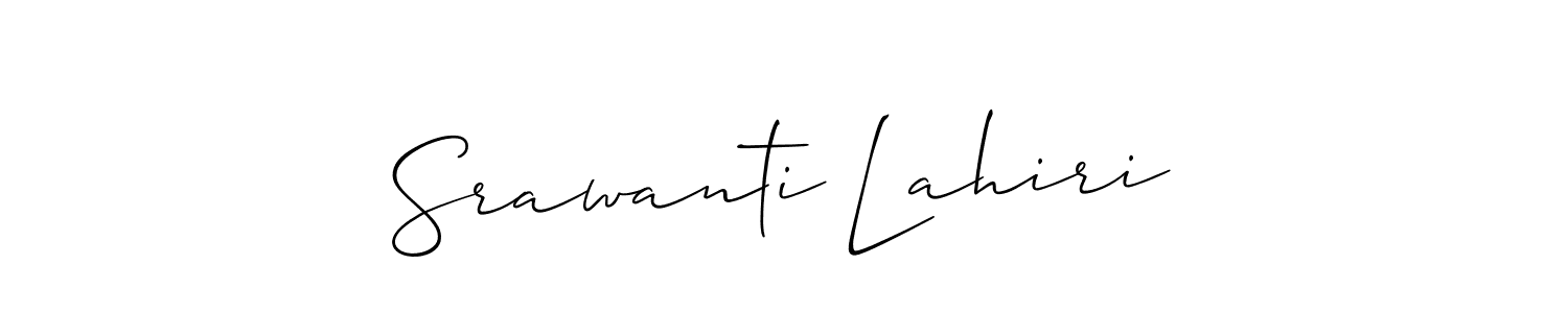 See photos of Srawanti Lahiri official signature by Spectra . Check more albums & portfolios. Read reviews & check more about Allison_Script font. Srawanti Lahiri signature style 2 images and pictures png