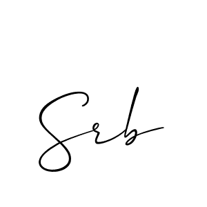 Use a signature maker to create a handwritten signature online. With this signature software, you can design (Allison_Script) your own signature for name Srb. Srb signature style 2 images and pictures png