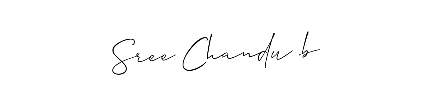 Best and Professional Signature Style for Sree Chandu .b. Allison_Script Best Signature Style Collection. Sree Chandu .b signature style 2 images and pictures png