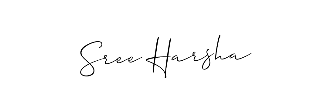 Make a beautiful signature design for name Sree Harsha. Use this online signature maker to create a handwritten signature for free. Sree Harsha signature style 2 images and pictures png