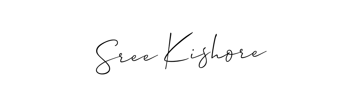 Make a beautiful signature design for name Sree Kishore. Use this online signature maker to create a handwritten signature for free. Sree Kishore signature style 2 images and pictures png