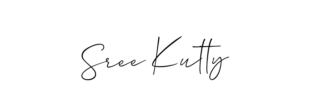 Make a beautiful signature design for name Sree Kutty. Use this online signature maker to create a handwritten signature for free. Sree Kutty signature style 2 images and pictures png