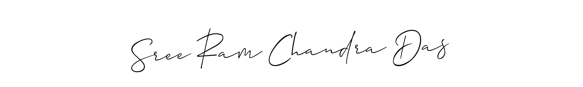 Use a signature maker to create a handwritten signature online. With this signature software, you can design (Allison_Script) your own signature for name Sree Ram Chandra Das. Sree Ram Chandra Das signature style 2 images and pictures png