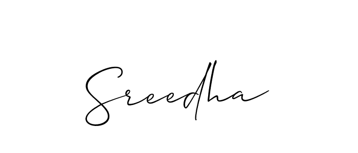 Best and Professional Signature Style for Sreedha. Allison_Script Best Signature Style Collection. Sreedha signature style 2 images and pictures png