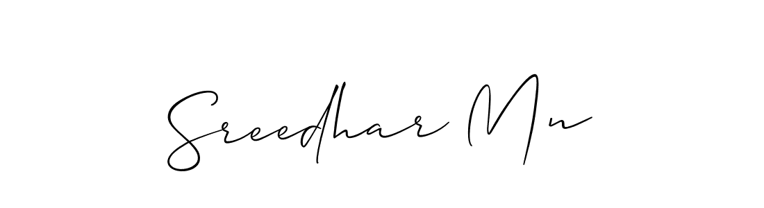 How to Draw Sreedhar Mn signature style? Allison_Script is a latest design signature styles for name Sreedhar Mn. Sreedhar Mn signature style 2 images and pictures png