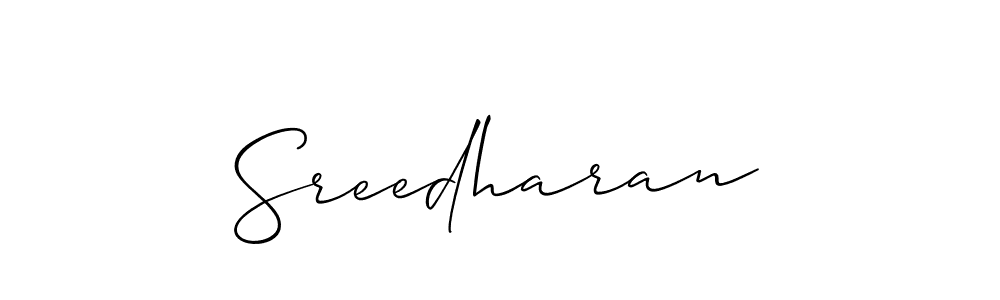 Also You can easily find your signature by using the search form. We will create Sreedharan name handwritten signature images for you free of cost using Allison_Script sign style. Sreedharan signature style 2 images and pictures png