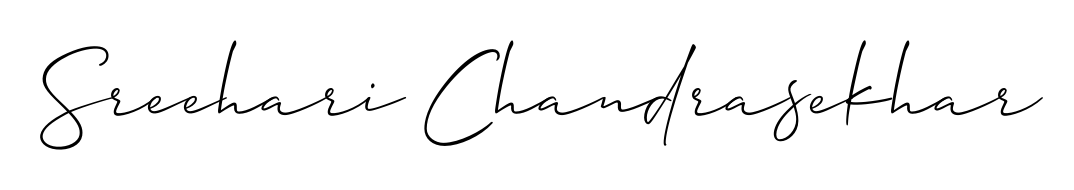 See photos of Sreehari Chandrasekhar official signature. Check more albums & portfolios. Read reviews & check more about Allison_Script font. Sreehari Chandrasekhar signature style 2 images and pictures png
