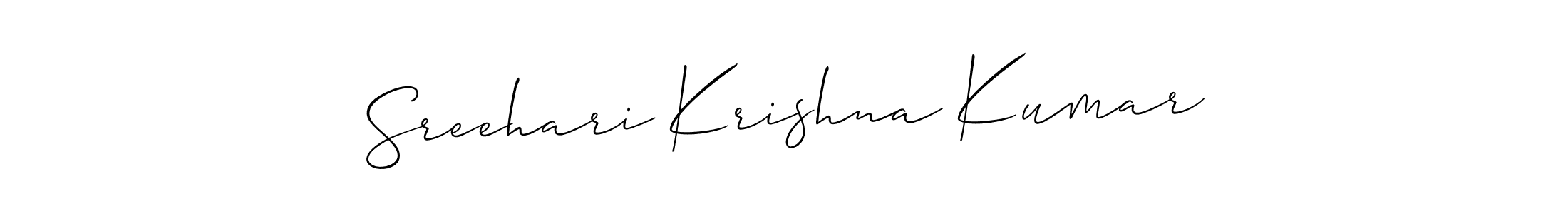 You can use this online signature creator to create a handwritten signature for the name Sreehari Krishna Kumar. This is the best online autograph maker. Sreehari Krishna Kumar signature style 2 images and pictures png