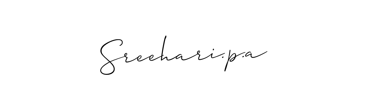Once you've used our free online signature maker to create your best signature Allison_Script style, it's time to enjoy all of the benefits that Sreehari.p.a name signing documents. Sreehari.p.a signature style 2 images and pictures png