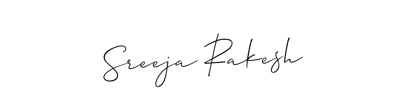 Once you've used our free online signature maker to create your best signature Allison_Script style, it's time to enjoy all of the benefits that Sreeja Rakesh name signing documents. Sreeja Rakesh signature style 2 images and pictures png