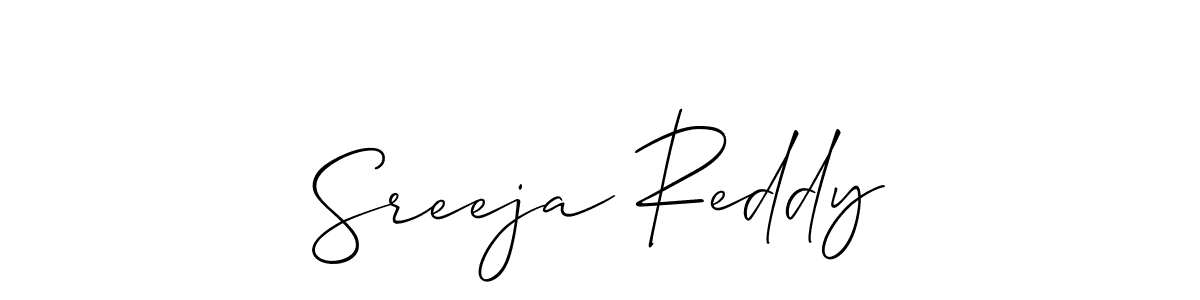 Similarly Allison_Script is the best handwritten signature design. Signature creator online .You can use it as an online autograph creator for name Sreeja Reddy. Sreeja Reddy signature style 2 images and pictures png