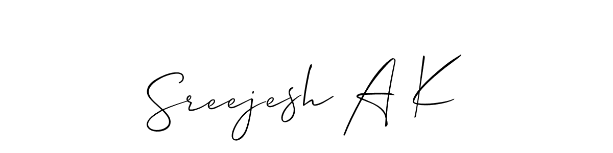 Check out images of Autograph of Sreejesh A K name. Actor Sreejesh A K Signature Style. Allison_Script is a professional sign style online. Sreejesh A K signature style 2 images and pictures png