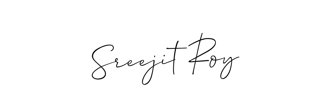 Also we have Sreejit Roy name is the best signature style. Create professional handwritten signature collection using Allison_Script autograph style. Sreejit Roy signature style 2 images and pictures png