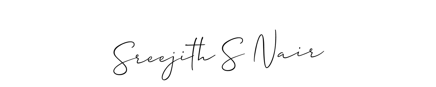 Check out images of Autograph of Sreejith S Nair name. Actor Sreejith S Nair Signature Style. Allison_Script is a professional sign style online. Sreejith S Nair signature style 2 images and pictures png