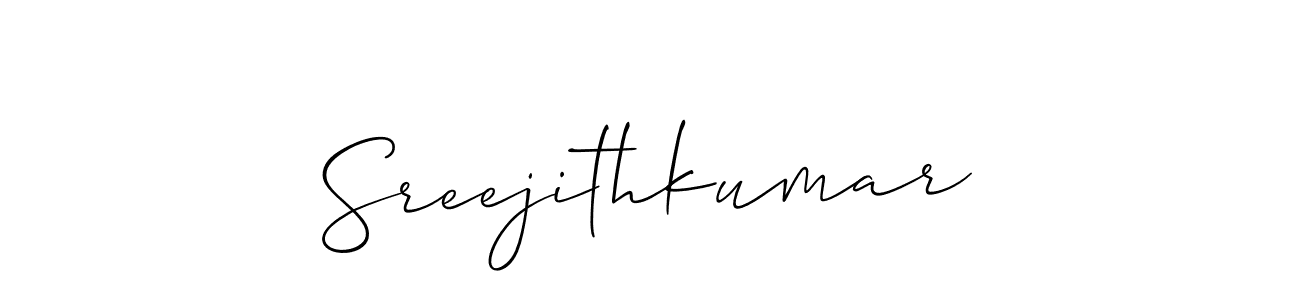 You can use this online signature creator to create a handwritten signature for the name Sreejithkumar. This is the best online autograph maker. Sreejithkumar signature style 2 images and pictures png