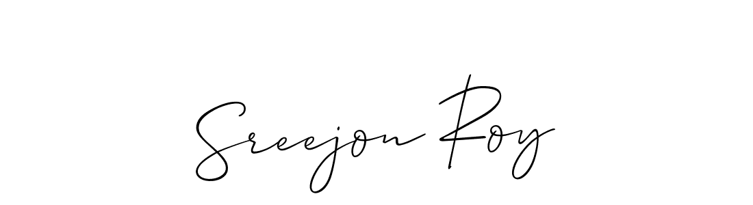 Best and Professional Signature Style for Sreejon Roy. Allison_Script Best Signature Style Collection. Sreejon Roy signature style 2 images and pictures png