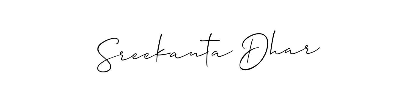 Make a beautiful signature design for name Sreekanta Dhar. Use this online signature maker to create a handwritten signature for free. Sreekanta Dhar signature style 2 images and pictures png