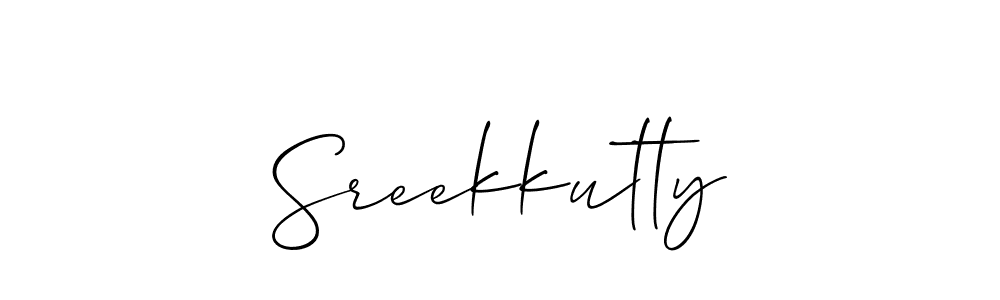 Once you've used our free online signature maker to create your best signature Allison_Script style, it's time to enjoy all of the benefits that Sreekkutty name signing documents. Sreekkutty signature style 2 images and pictures png