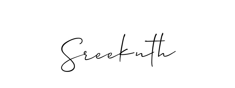 See photos of Sreeknth official signature by Spectra . Check more albums & portfolios. Read reviews & check more about Allison_Script font. Sreeknth signature style 2 images and pictures png