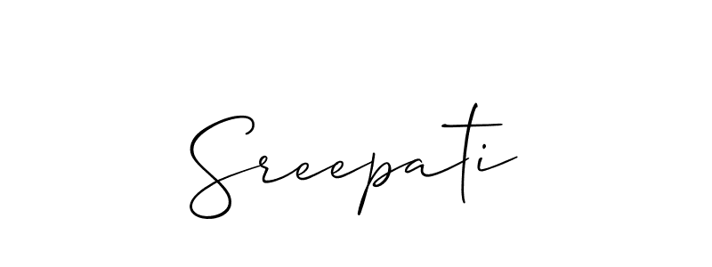 Best and Professional Signature Style for Sreepati. Allison_Script Best Signature Style Collection. Sreepati signature style 2 images and pictures png