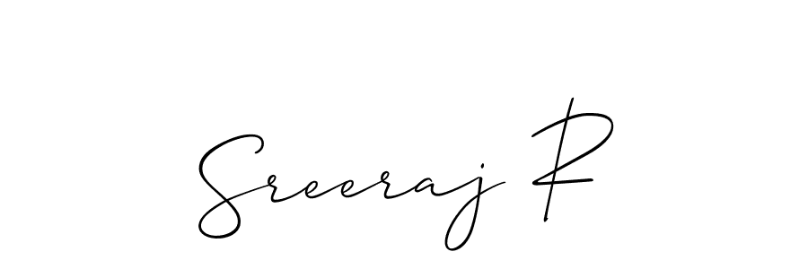 Similarly Allison_Script is the best handwritten signature design. Signature creator online .You can use it as an online autograph creator for name Sreeraj R. Sreeraj R signature style 2 images and pictures png