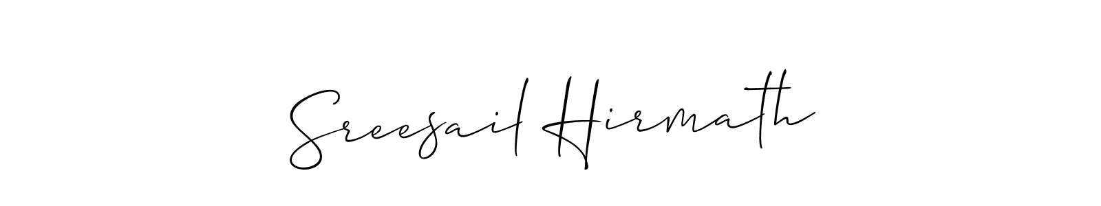 Best and Professional Signature Style for Sreesail Hirmath. Allison_Script Best Signature Style Collection. Sreesail Hirmath signature style 2 images and pictures png