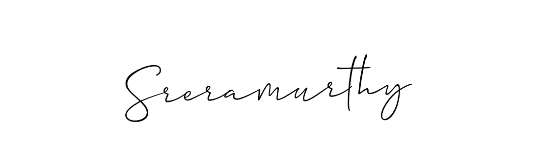 The best way (Allison_Script) to make a short signature is to pick only two or three words in your name. The name Sreramurthy include a total of six letters. For converting this name. Sreramurthy signature style 2 images and pictures png