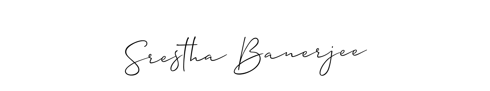 Once you've used our free online signature maker to create your best signature Allison_Script style, it's time to enjoy all of the benefits that Srestha Banerjee name signing documents. Srestha Banerjee signature style 2 images and pictures png