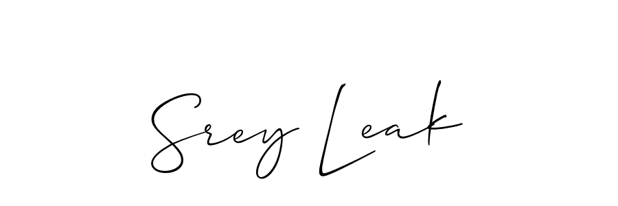 Make a beautiful signature design for name Srey Leak. Use this online signature maker to create a handwritten signature for free. Srey Leak signature style 2 images and pictures png