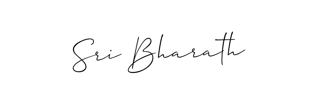 You should practise on your own different ways (Allison_Script) to write your name (Sri Bharath) in signature. don't let someone else do it for you. Sri Bharath signature style 2 images and pictures png