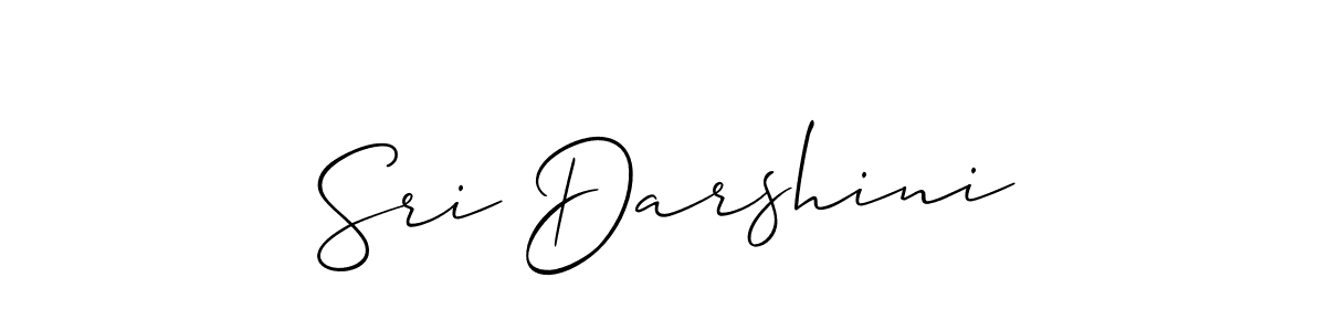Make a beautiful signature design for name Sri Darshini. With this signature (Allison_Script) style, you can create a handwritten signature for free. Sri Darshini signature style 2 images and pictures png