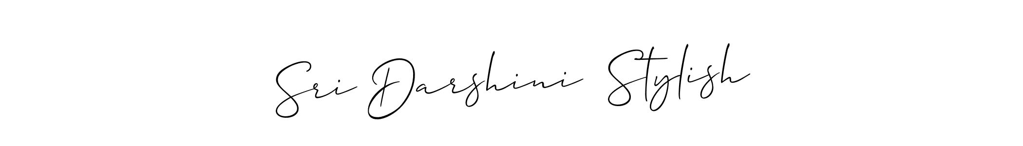 Allison_Script is a professional signature style that is perfect for those who want to add a touch of class to their signature. It is also a great choice for those who want to make their signature more unique. Get Sri Darshini  Stylish name to fancy signature for free. Sri Darshini  Stylish signature style 2 images and pictures png