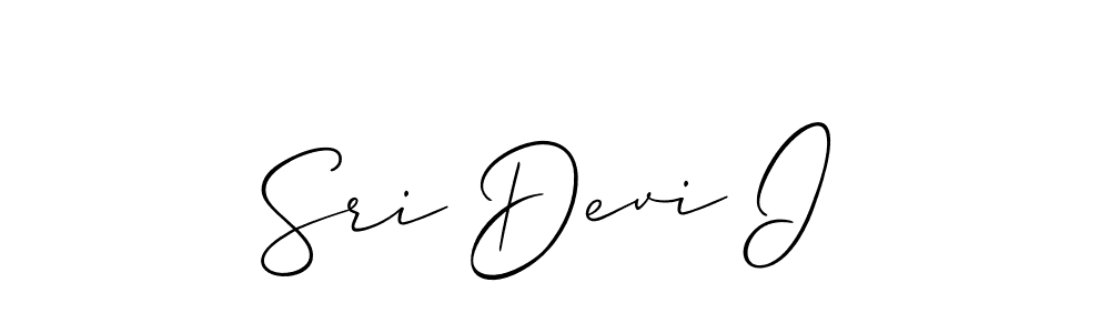 Similarly Allison_Script is the best handwritten signature design. Signature creator online .You can use it as an online autograph creator for name Sri Devi I. Sri Devi I signature style 2 images and pictures png