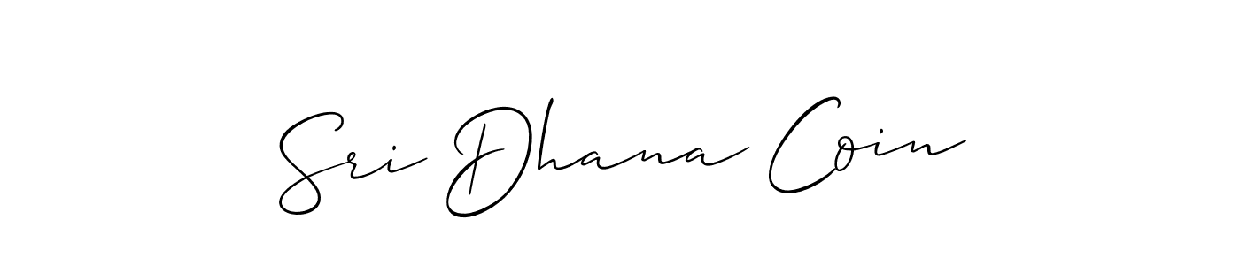 You can use this online signature creator to create a handwritten signature for the name Sri Dhana Coin. This is the best online autograph maker. Sri Dhana Coin signature style 2 images and pictures png