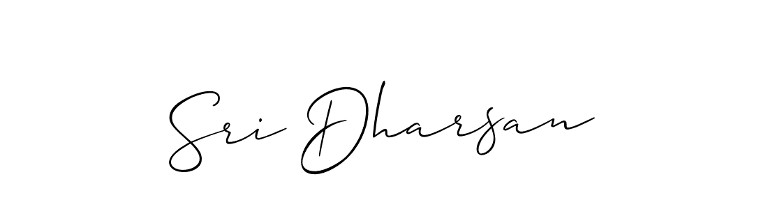 Design your own signature with our free online signature maker. With this signature software, you can create a handwritten (Allison_Script) signature for name Sri Dharsan. Sri Dharsan signature style 2 images and pictures png