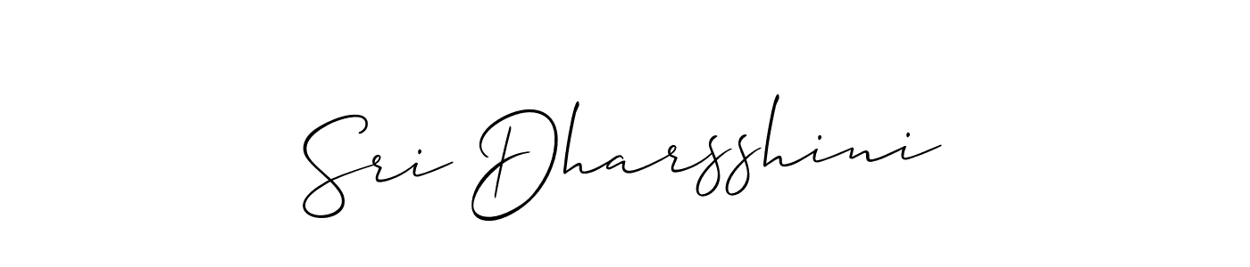 Sri Dharsshini stylish signature style. Best Handwritten Sign (Allison_Script) for my name. Handwritten Signature Collection Ideas for my name Sri Dharsshini. Sri Dharsshini signature style 2 images and pictures png