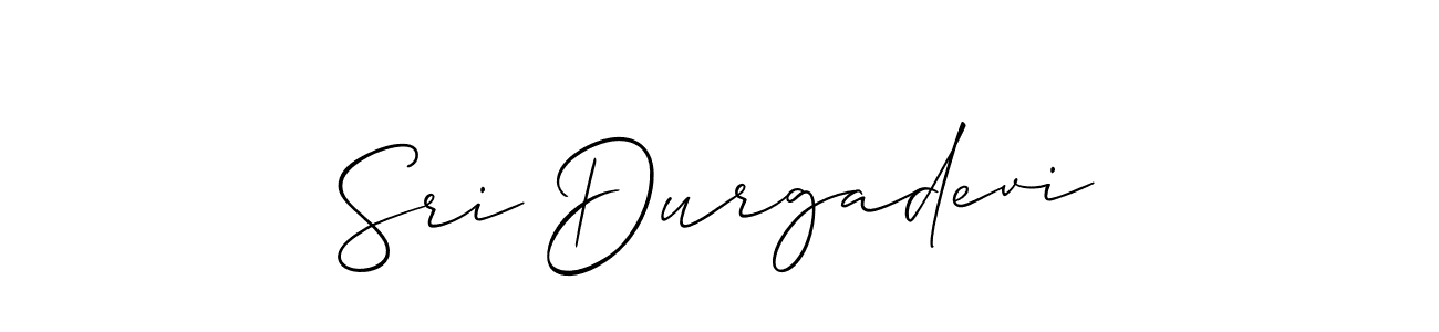 Sri Durgadevi stylish signature style. Best Handwritten Sign (Allison_Script) for my name. Handwritten Signature Collection Ideas for my name Sri Durgadevi. Sri Durgadevi signature style 2 images and pictures png