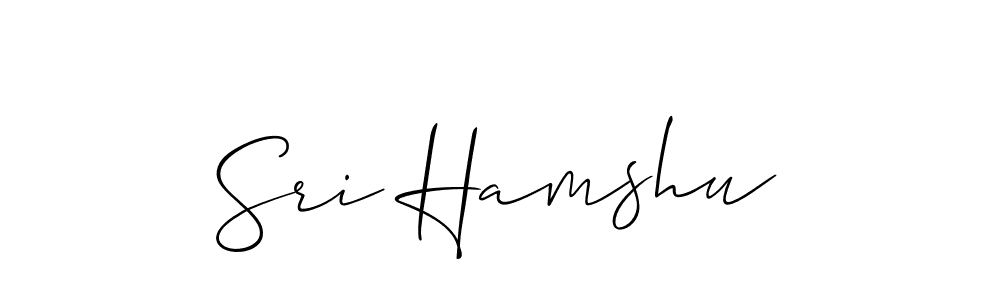 Make a short Sri Hamshu signature style. Manage your documents anywhere anytime using Allison_Script. Create and add eSignatures, submit forms, share and send files easily. Sri Hamshu signature style 2 images and pictures png