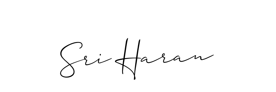 Sri Haran stylish signature style. Best Handwritten Sign (Allison_Script) for my name. Handwritten Signature Collection Ideas for my name Sri Haran. Sri Haran signature style 2 images and pictures png