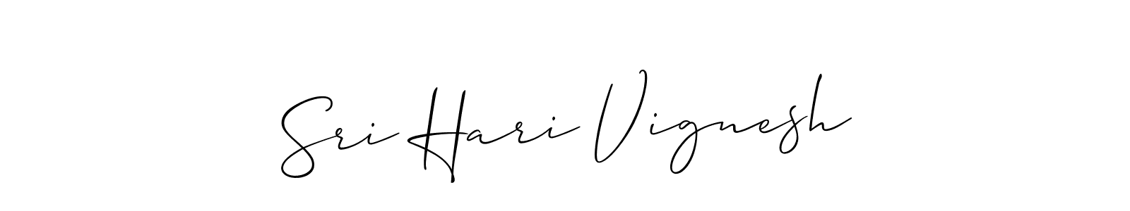 Here are the top 10 professional signature styles for the name Sri Hari Vignesh. These are the best autograph styles you can use for your name. Sri Hari Vignesh signature style 2 images and pictures png