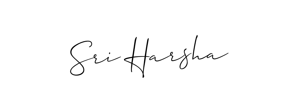 Similarly Allison_Script is the best handwritten signature design. Signature creator online .You can use it as an online autograph creator for name Sri Harsha. Sri Harsha signature style 2 images and pictures png