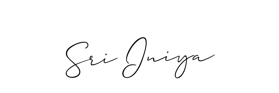 This is the best signature style for the Sri Iniya name. Also you like these signature font (Allison_Script). Mix name signature. Sri Iniya signature style 2 images and pictures png